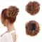 Effortless Messy Curly Bun Scrunchie ClipIn Synthetic Hair Bun Extension 8
