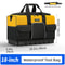 WINHUNT Pro Wide Mouth Tool Bag With Molded Base HeavyDuty Contractor Storage Tote 7