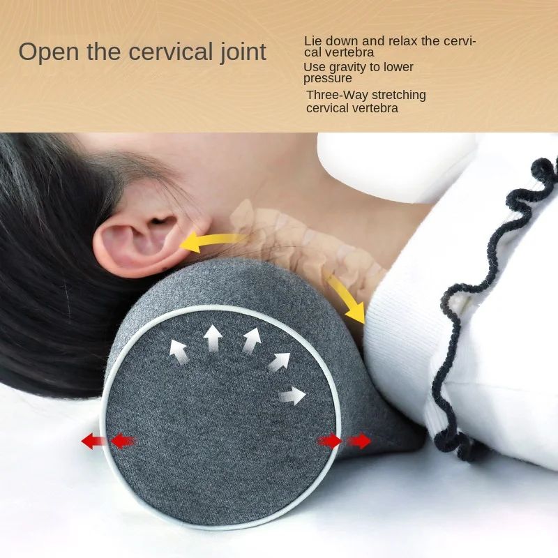 ErgoRelief Cervical Neck Traction Pillow For Spinal Alignment Pain Relief 1