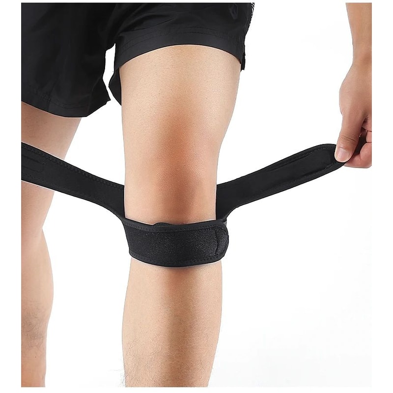 Adjustable Knee Support PatellaOpen Knee Brace Strap With Pressurized Pads 1
