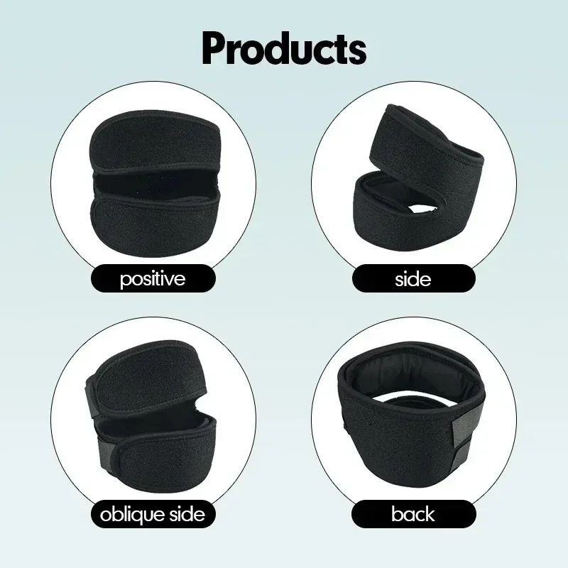 Adjustable Knee Support PatellaOpen Knee Brace Strap With Pressurized Pads 4