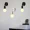 Nordic Modern Wall Sconce Light Black Iron Industrial Wall Lamp With E27 Base 1