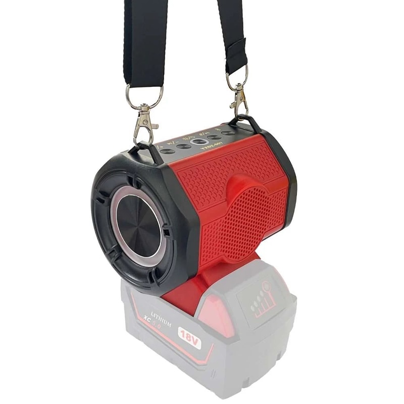 Cordless Tool Battery Bluetooth Speaker With USBC Charging 18V20V For Milwaukee Makita DeWalt Bosc 1