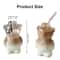 Cute Bear Glass Mug With Straw 320ML Transparent Cartoon Coffee Cup 5