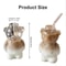 Cute Bear Glass Mug With Straw 320ML Transparent Cartoon Coffee Cup 5