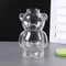 Cute Bear Glass Mug With Straw 320ML Transparent Cartoon Coffee Cup 6