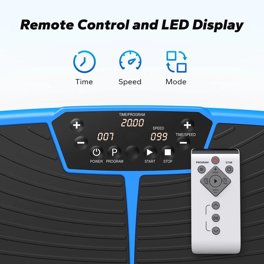 MERACH EMS Vibration Plate Fitness Machine WholeBody Toning Lymphatic Support Weight Management 3