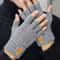 Winter Touchscreen Fingerless Gloves PlushLined Knitted Warm Gloves For Men Women 1