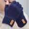Winter Touchscreen Fingerless Gloves PlushLined Knitted Warm Gloves For Men Women 2