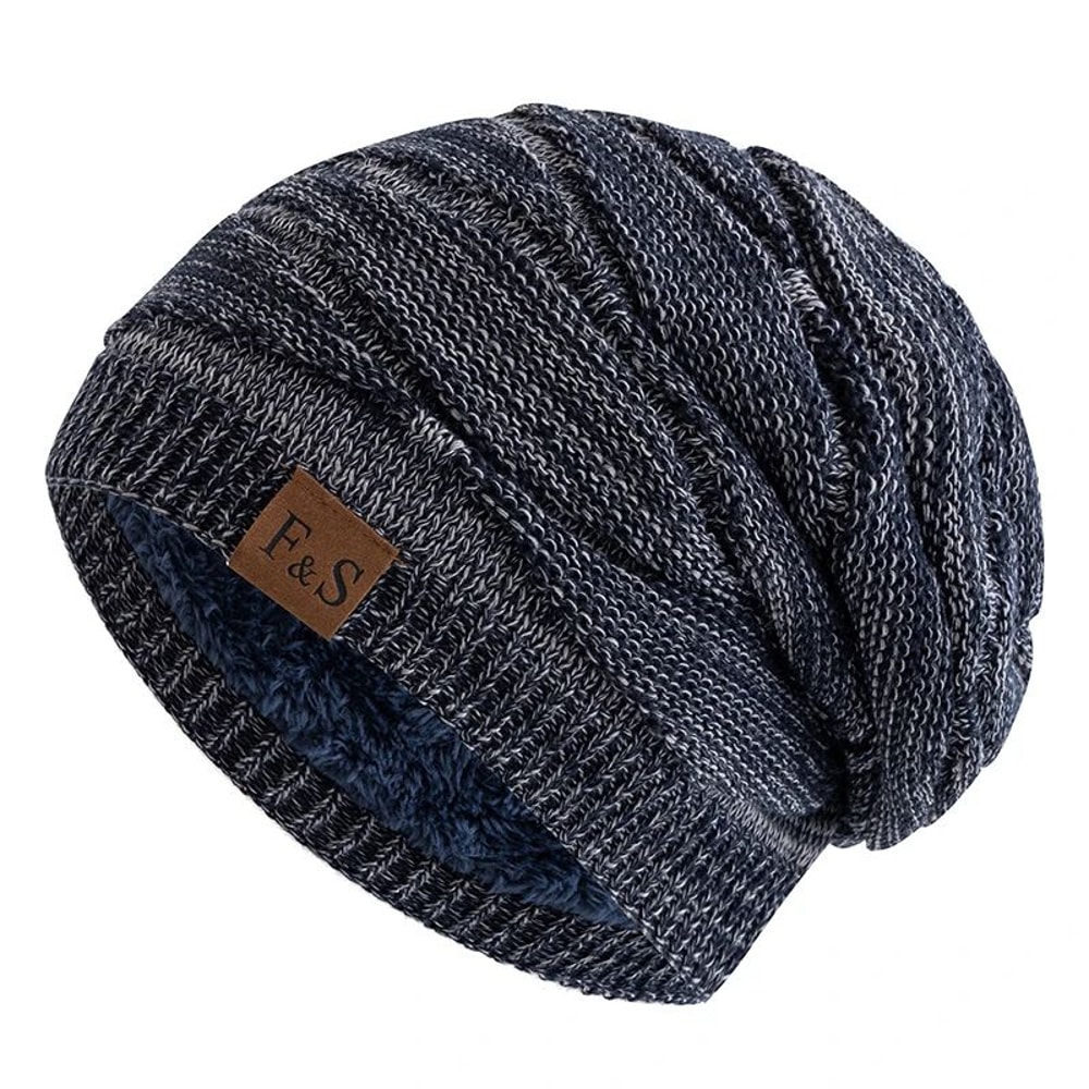 ArcticSoft Fleece Lined Slouchy Beanie Unisex Knitted Winter Hat For Men Women 7