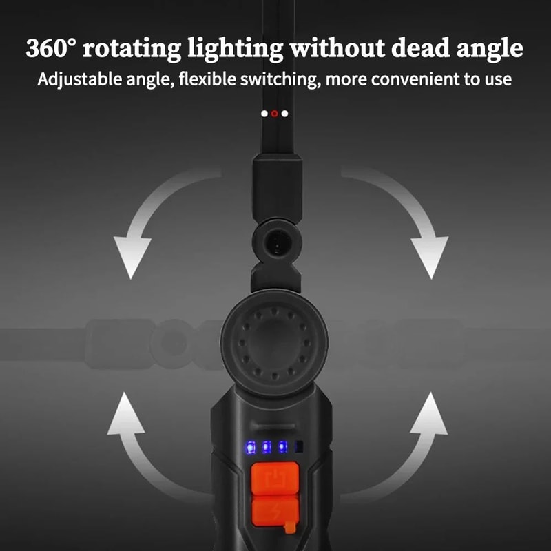 Magnetic Rechargeable LED Work Light For Camping Emergency Repairs 1