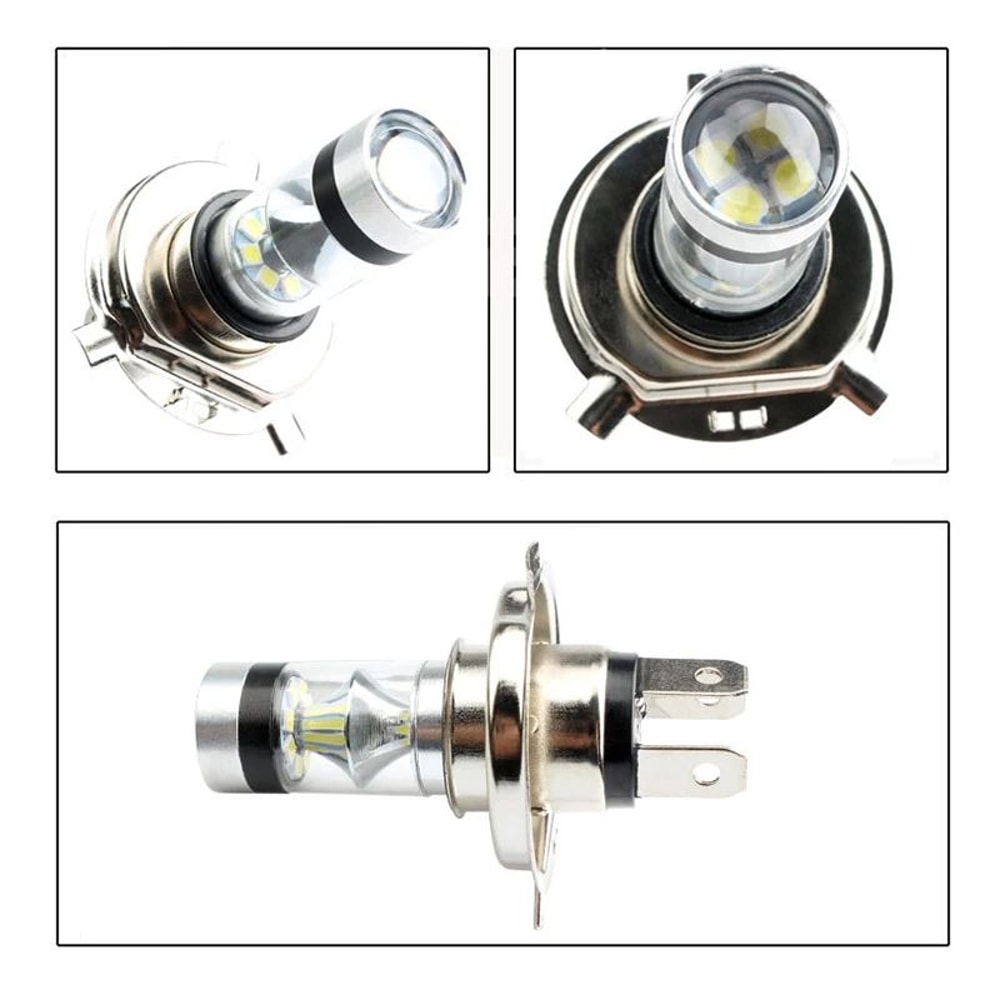 HighPerformance LED Headlight Bulbs H4H7 100W Super Bright Low Beam Fog Light Upgrade 2Pack 3