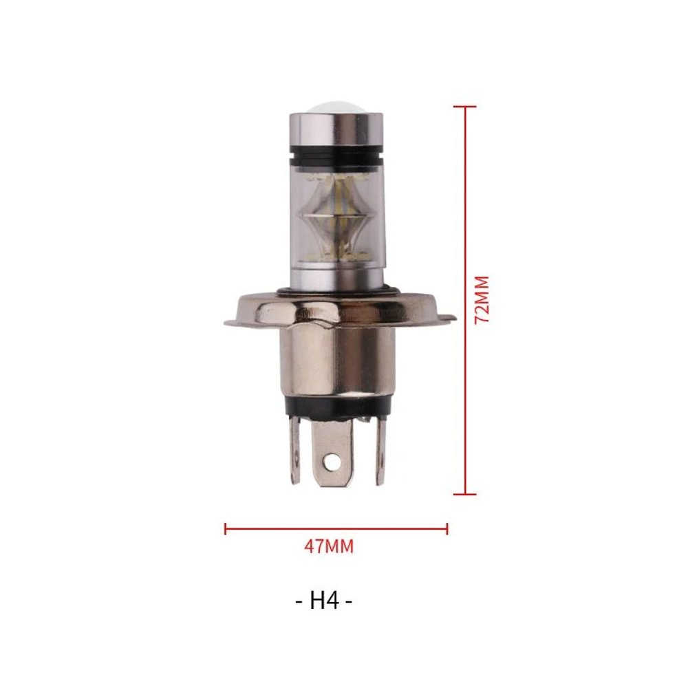 HighPerformance LED Headlight Bulbs H4H7 100W Super Bright Low Beam Fog Light Upgrade 2Pack 4