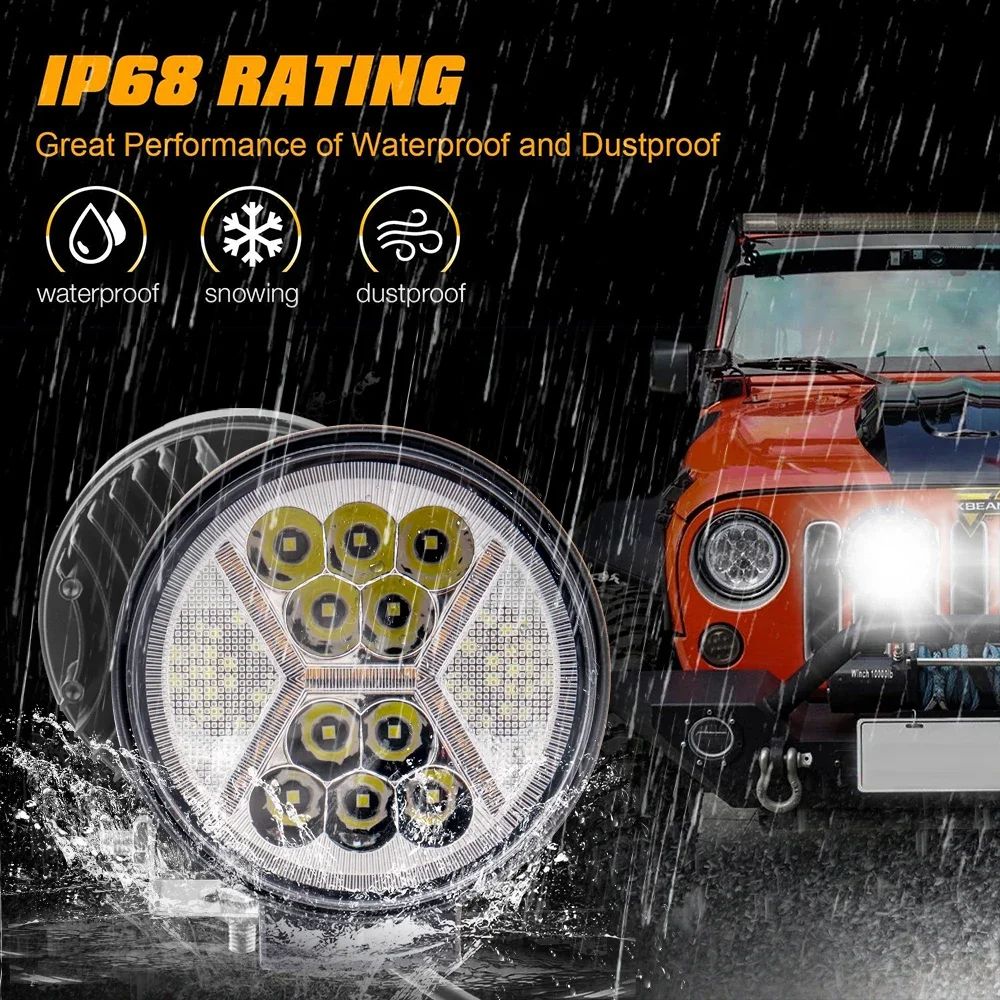 HighPerformance 4Inch LED Work Light Bar Spot Flood Offroad Driving Light 1