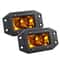 HighIntensity LED Flush Mount Work Light Pods Yellow Spot Beam For OffRoad Trucks ATVs 6
