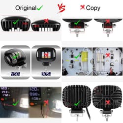 high-intensity 5-inch led fog lights for off-road trucks & 4x4 vehicles