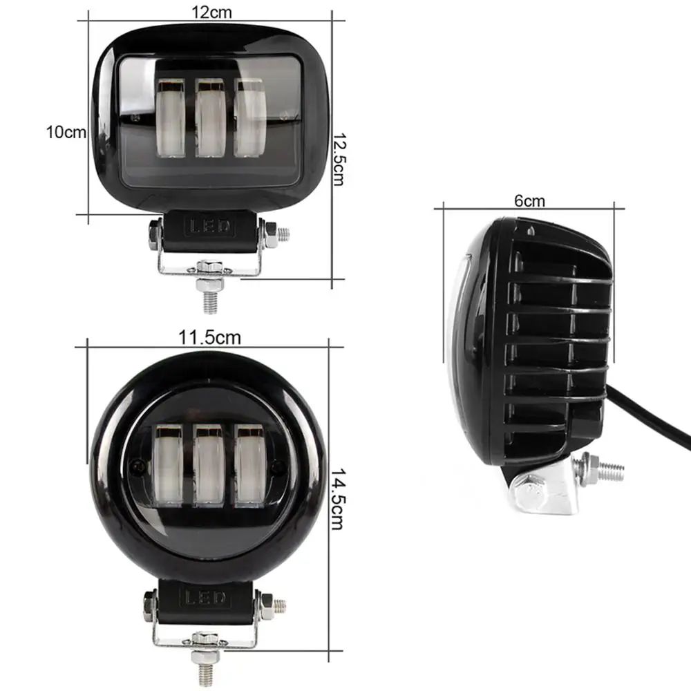 HighIntensity 5Inch LED Fog Lights For OffRoad Trucks 4x4 Vehicles 1