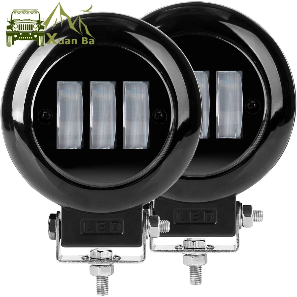 HighIntensity 5Inch LED Fog Lights For OffRoad Trucks 4x4 Vehicles 8