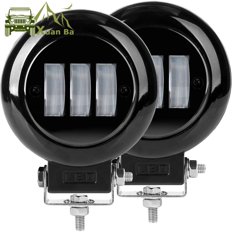 HighIntensity 5Inch LED Fog Lights For OffRoad Trucks 4x4 Vehicles 8