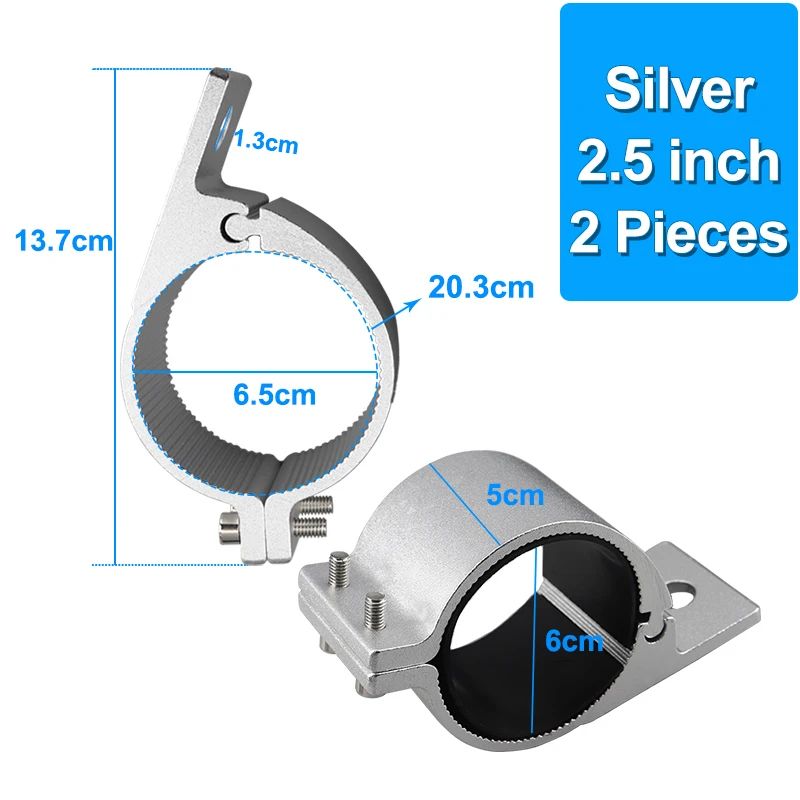 Universal Tube Clamp Light Mount Brackets For 23 Bars LED Light Bar Mount Bracket For Bull Bar Ro 7