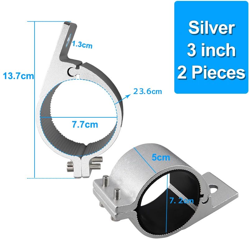 Universal Tube Clamp Light Mount Brackets For 23 Bars LED Light Bar Mount Bracket For Bull Bar Ro 8