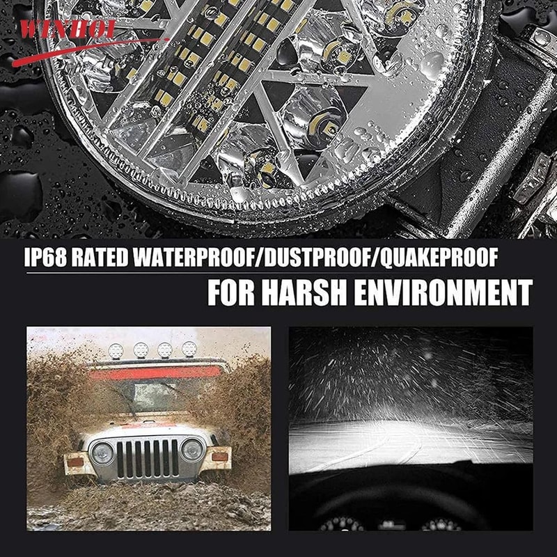 HighIntensity 4 Inch LED Work Light Bar For Offroad Trucks ATV Tractor 1224V 3