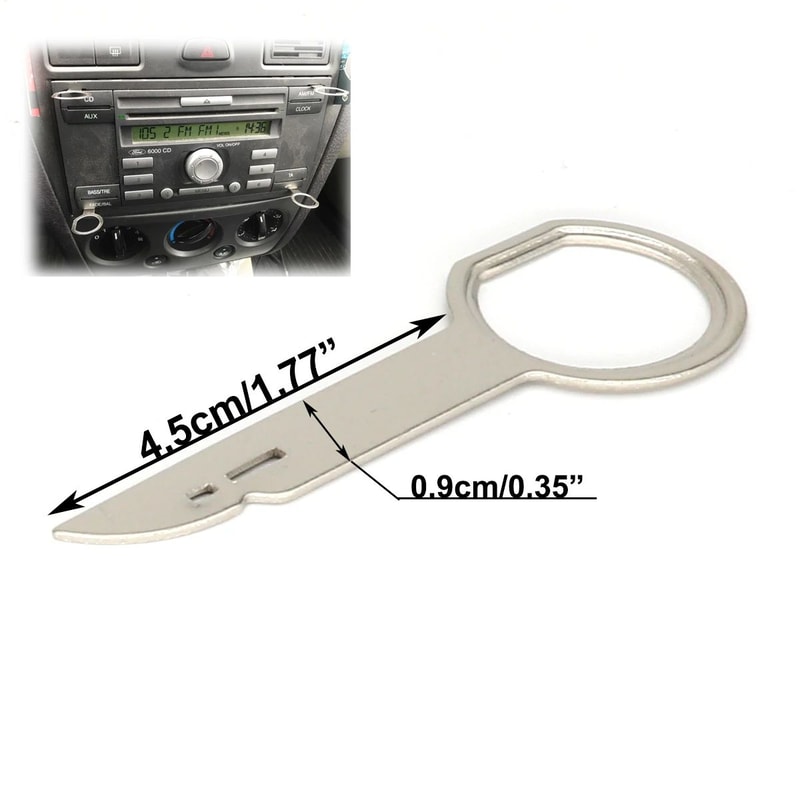 Ford Radio Removal Keys 2 Pair Car Stereo Removal Tool Set For Focus Fiesta Mondeo Transit 5
