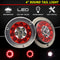 Universal 12V 24V LED Trailer Tail Lights Waterproof Round Brake Lamps For Trucks RVs UTVs 2Pack 0