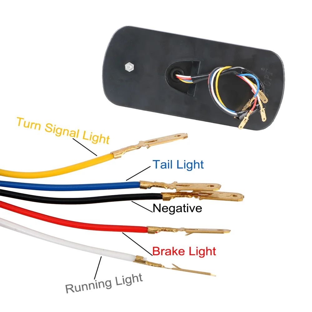 HeavyDuty LED Trailer Tail Light Kit 12V24V Waterproof Truck Brake Turn Signal Lights 5