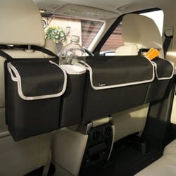 backseat hanging car trunk organizer for suv with 4 storage pockets