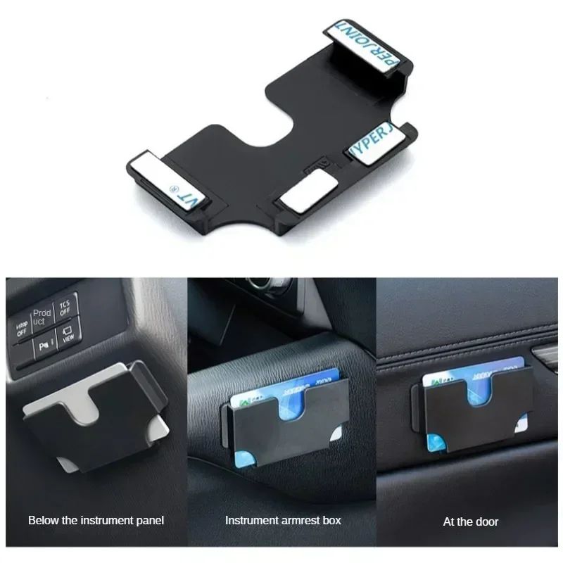 Universal Car Sun Visor Card Holder Organizer MultiFunction Auto Card Storage Box 2