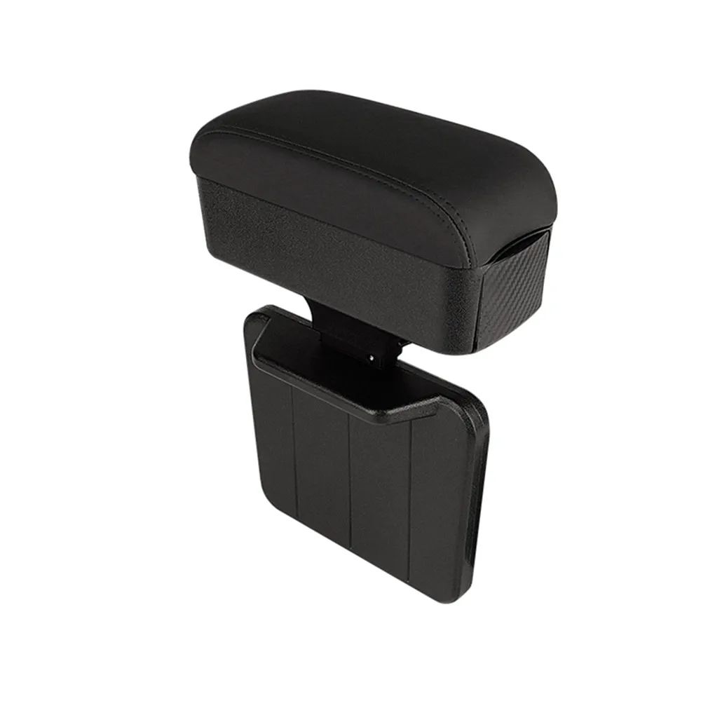 HeightAdjustable Car Gap Organizer With Lift Tray Armrest Support 7