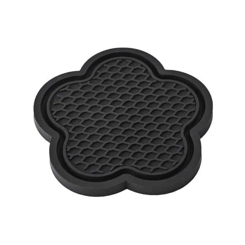 BloomGuard Flower Silicone Car Cup Holder Coasters 2Pack 3