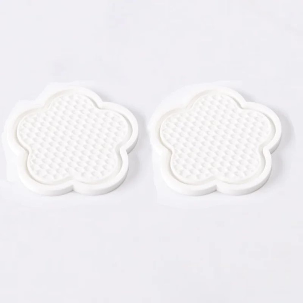 BloomGuard Flower Silicone Car Cup Holder Coasters 2Pack 8