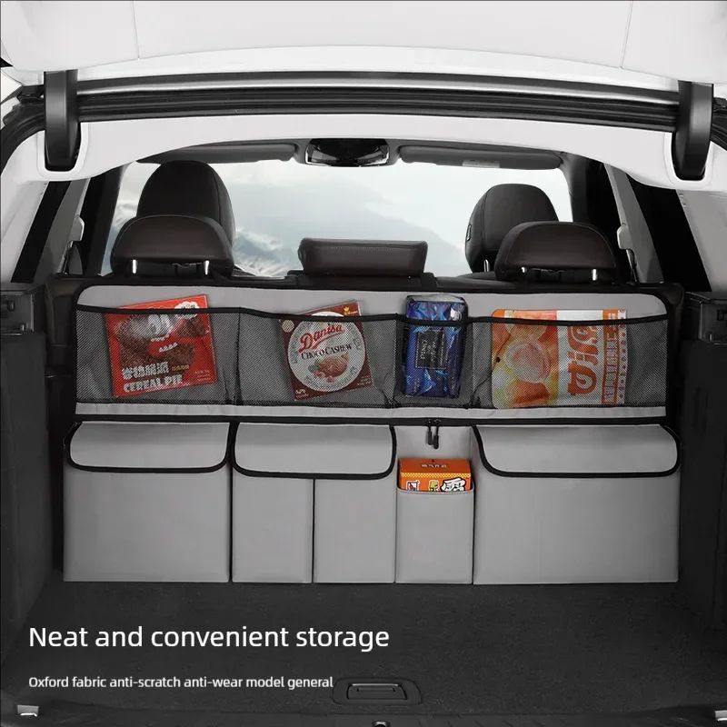 Universal Elastic Mesh Car Trunk Organizer SeatBack Storage Net Pocket 1