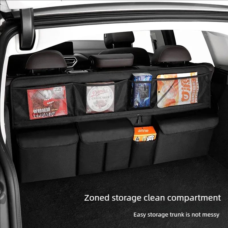 Universal Elastic Mesh Car Trunk Organizer SeatBack Storage Net Pocket 2