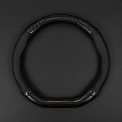 carbonedge universal car steering wheel cover – anti-slip leather grip