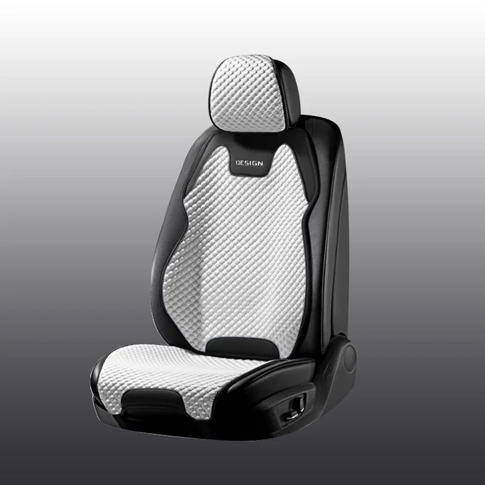 ArcticBreeze Ice Silk Cooling Car Seat Cushion Breathable Universal Front Seat Cover 8