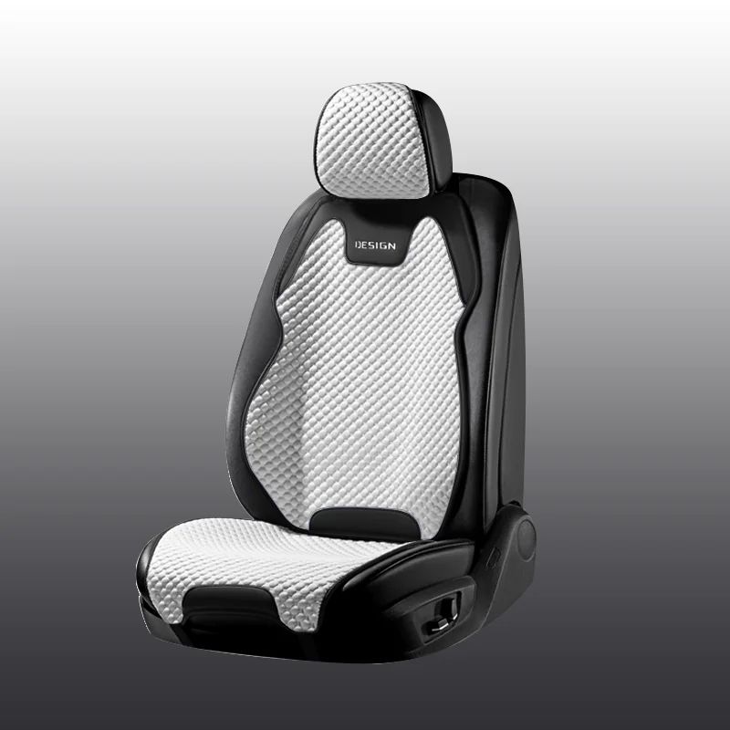 ArcticBreeze Ice Silk Cooling Car Seat Cushion Breathable Universal Front Seat Cover 8