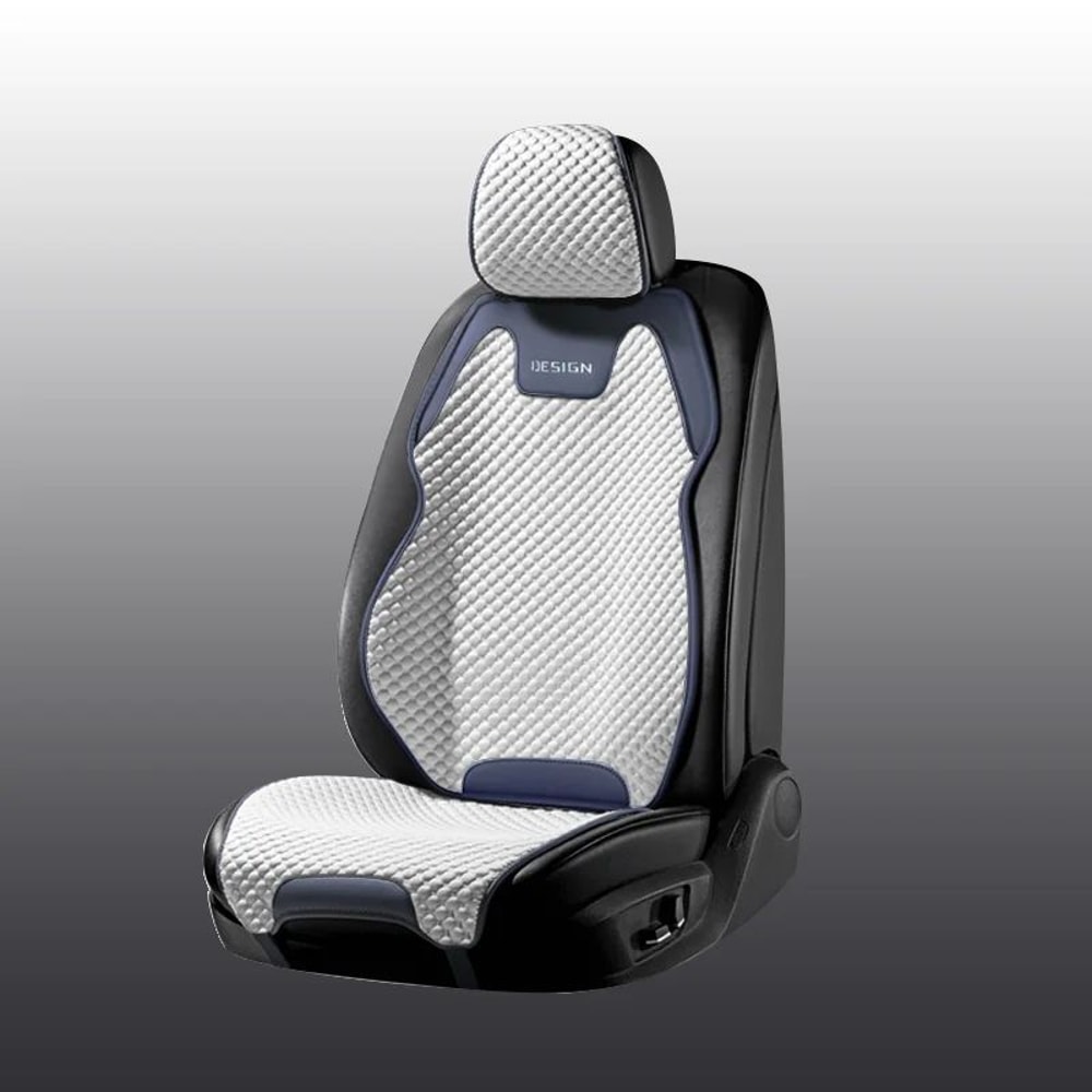 ArcticBreeze Ice Silk Cooling Car Seat Cushion Breathable Universal Front Seat Cover 10
