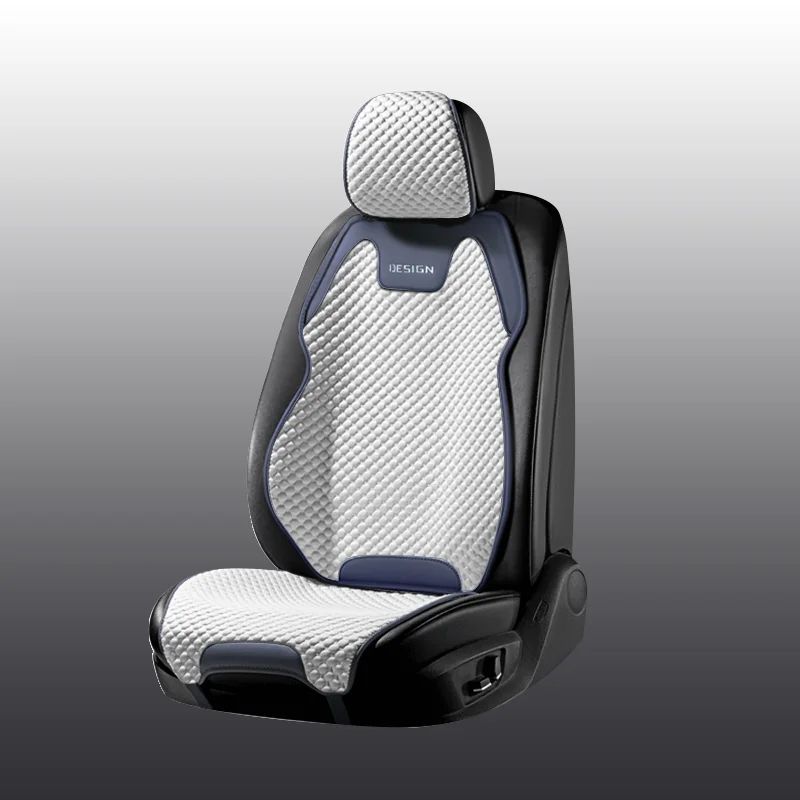 ArcticBreeze Ice Silk Cooling Car Seat Cushion Breathable Universal Front Seat Cover 10