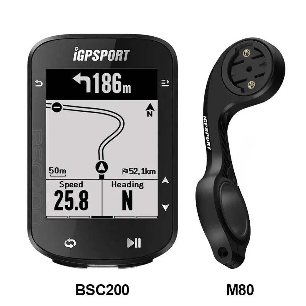 IGPSPORT BSC200 GPS Bike Computer With Navigation Bluetooth ANT 7