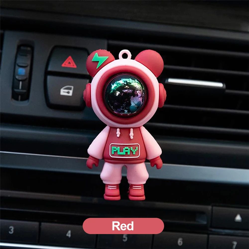 Astronaut Car Vent Air Freshener Clip Cute Car Air Outlet Perfume Diffuser Decor 6