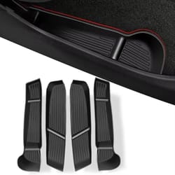 tesla model y juniper door handle storage box set (front & rear) – door organizer trays