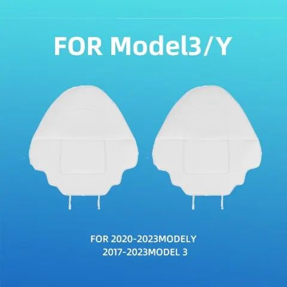 Premium Leather Tesla Seat Back Protector For Model Y Model 3 9