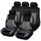 Universal Embroidered Car Seat Covers Set With Organizer Pockets 3