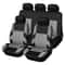 Universal Embroidered Car Seat Covers Set With Organizer Pockets 8