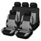 Universal Embroidered Car Seat Covers Set With Organizer Pockets 8