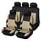 Universal Embroidered Car Seat Covers Set With Organizer Pockets 11