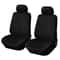 Universal Embroidered Car Seat Covers Set With Organizer Pockets 6
